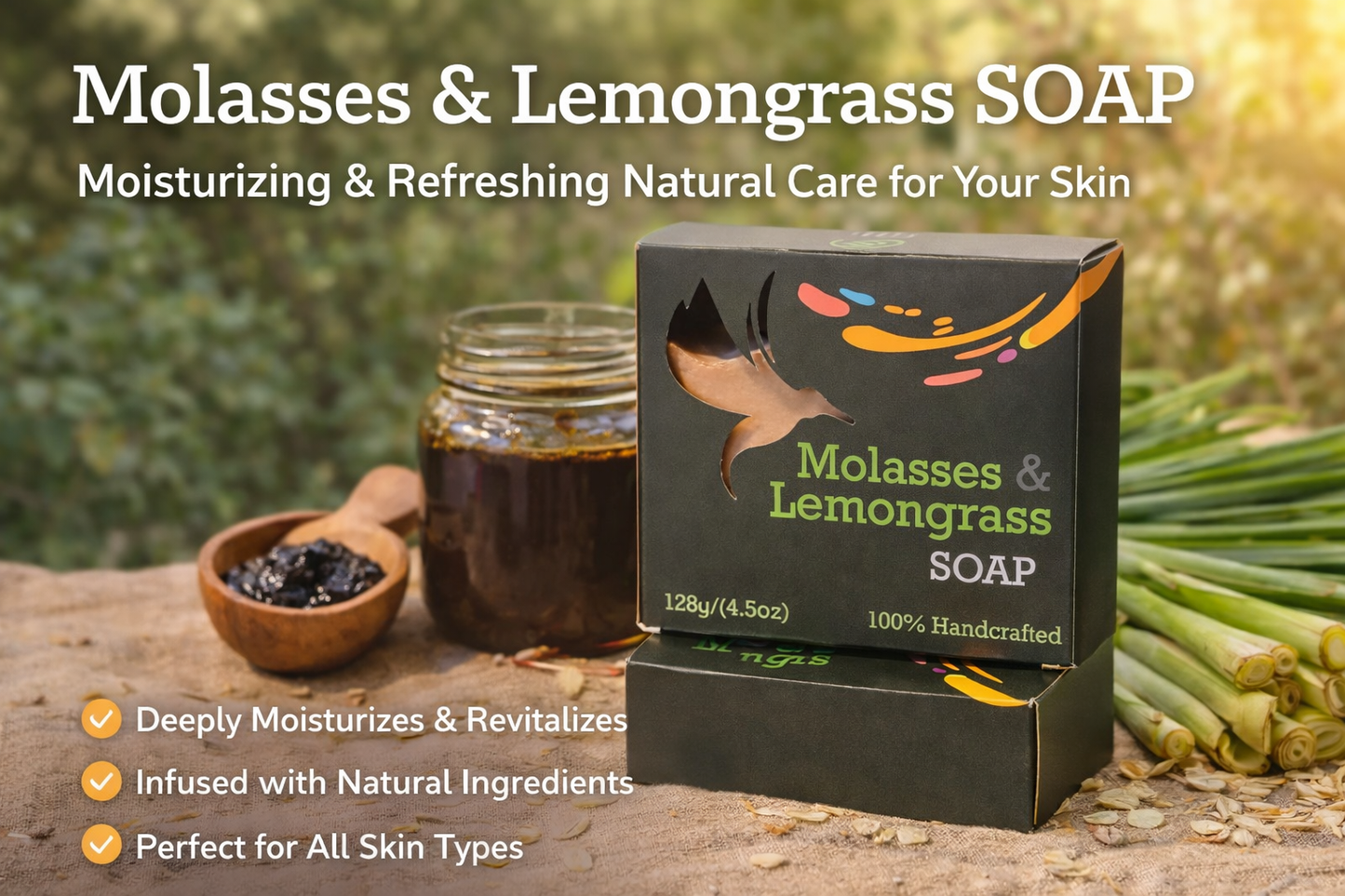 Molasses & Lemongrass Soap