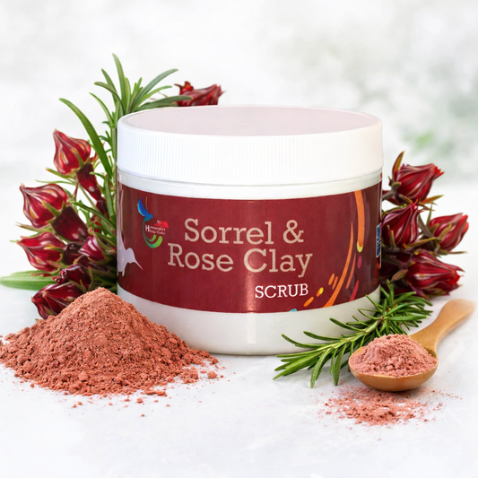 Sorrel and Rose Clay Scrub