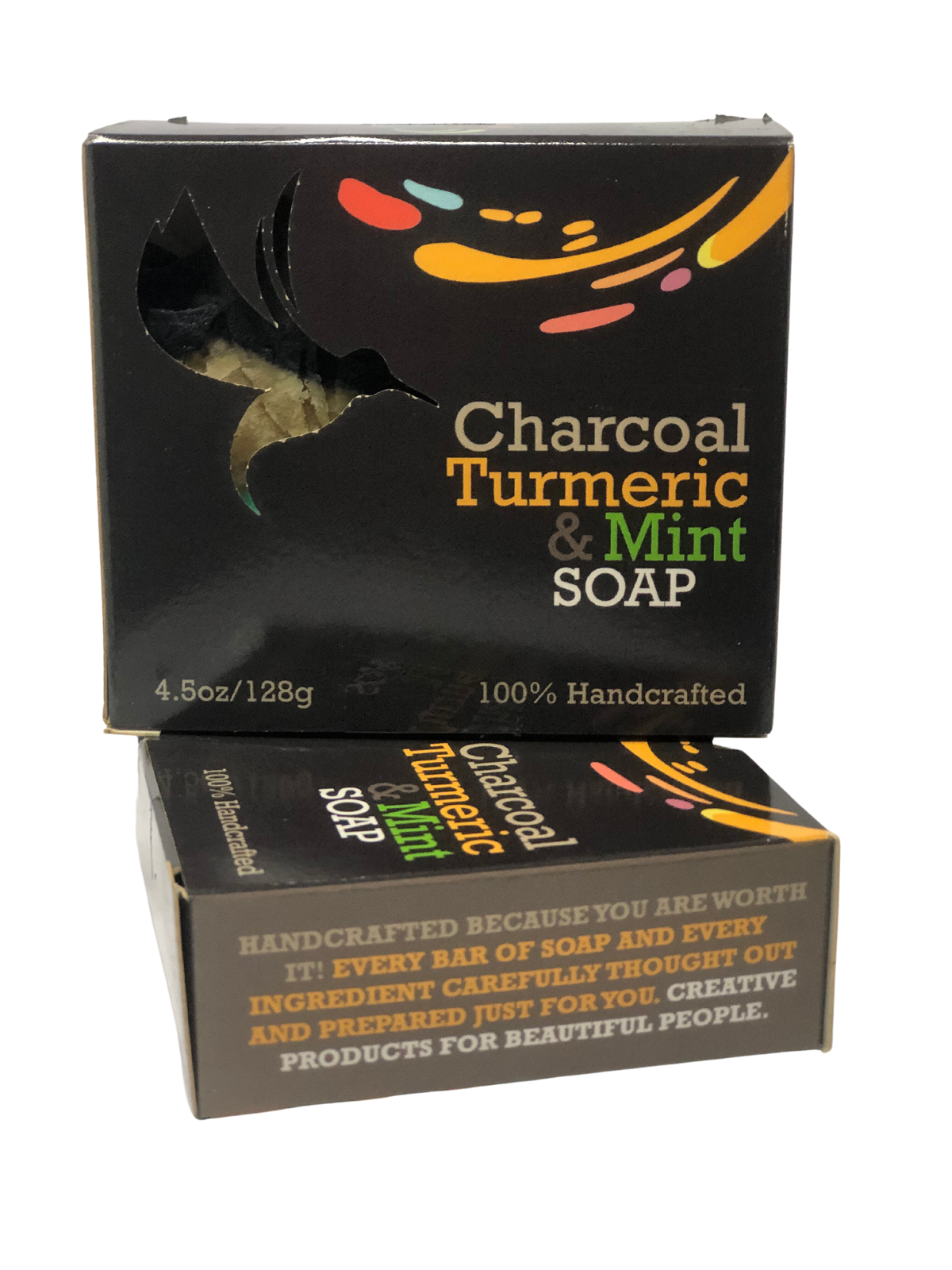 Charcoal, Turmeric & Mint Soap